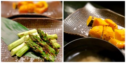 Asparagus, Kabocha Pumpkin