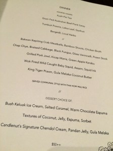 They even made an exclusive menu for G.licious! Awww.....