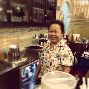 All smiles here at Raya Thai. Guess who makes an addictive Thai Iced Tea?!