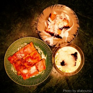 Desserts Banana Roti, Chendol, Coconut Cake
