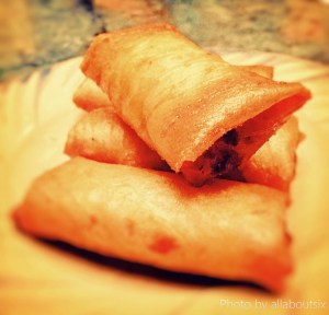 Spring Rolls with Prawn and meat