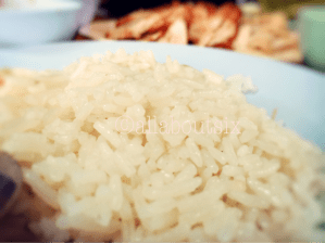 Is that lemongrass I taste in the rice? I wondered...